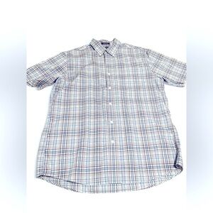 Saddlebred Blue and Purple Casual Button Down Shirt